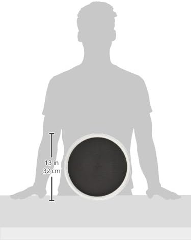 Copco Basics Non-Skid Pantry Cabinet Lazy Susan Turntable, 12-Inch, White/Gray (Pack of 2)-NeatNest