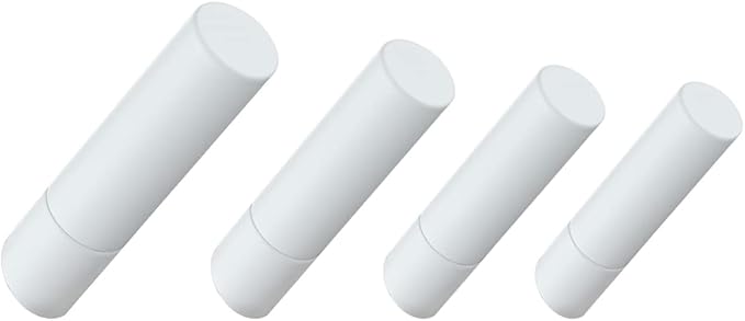 JQK Wall Hooks White, 304 Stainless Steel Coat Hooks Wall Mounted for Robe Hat Clothes Hanger Towels, Matte White 4 Pack, RH120-WH-P4