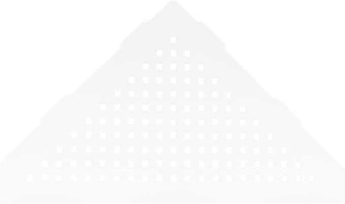 Corner Shower Shelves, 10” Recessed Tile Shower Shelf Matte White, 304 Stainless Steel Grout in Corner Tile Shower Shelves, No Drilling, 2 Pack-NeatNest