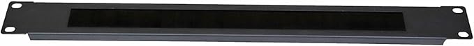 1U Brush Type Cable Management Horizontal Cable Manager Rack Mount Server Cabinet Manager 6 Pack