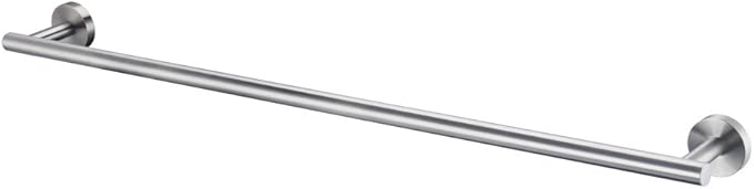 KES Bathroom Towel Bar, Towel Hangers for Bathroom Wall Shower Hand Towel Holder Hanger 27.6 Inches SUS304 Stainless Steel RUSTPROOF Wall Mount Brushed Steel, Total Length 29.9 Inch, A2000S75-2