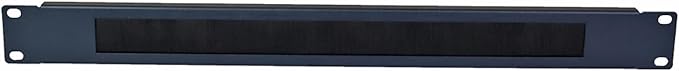 1U Brush Type Cable Management Horizontal Cable Manager Rack Mount Server Cabinet Manager 6 Pack