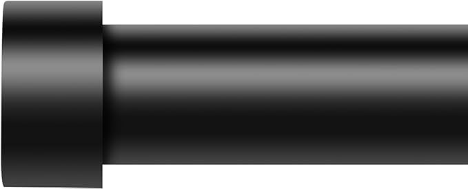 Black Curtain Rods for Windows 120 to 170 Inch(3-14 Feet),extra long drapery rod for large window,1" Diameter Rods with Modern Style End Cap Finials,Size:36-176 Inch-NeatNest