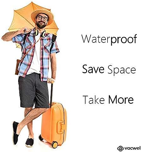 8-Pack Vacuum Storage Bags for Packing - Strong Vacuum Space Bags for Clothes - Premium Space Saver Quality - Size 28" x 20"