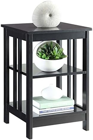 Convenience Concepts Mission End Table, Black-NeatNest