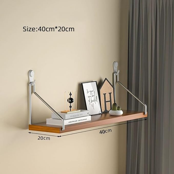 Dixiao 3 Pack Floating Shelves for Wall Storage Décor Wall Mounted Floating Shelves, Modern Home Décor (Walnut, 40 * 20 * 1.5cm)-NeatNest