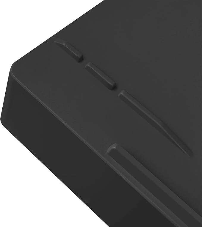 Acrimet Stackable Letter Tray 2 Tier Side Load, Plastic, Desktop File Organizer (Black Color)-NeatNest
