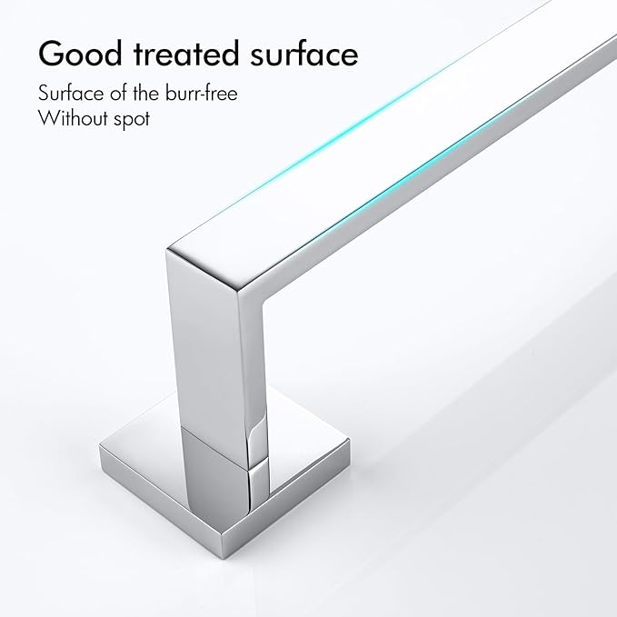 BANOLUX Towel Rack, 12-Inch Single Towel Bars for Bathroom, Towel Racks for Bathroom Wall Mounted SUS304 Stainless Steel Hand Towel Holder Organize Heavy Duty, Polished Chrome Towel Bar
