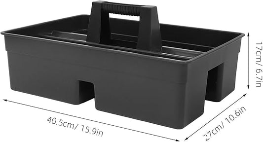 Cabilock 3 Multiuse Caddy Organizer with Handle Compartment Tote Cleaning with Handle Divided Classroom Tote Tray Carry with Handle Storage Box Portable-NeatNest