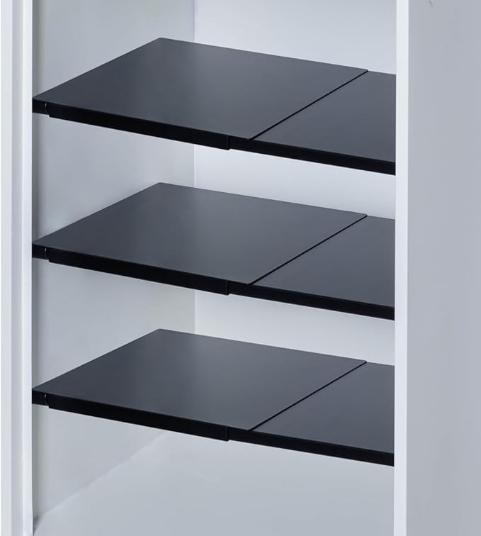 Metal Adjustable Locker Shelf | Heavy Duty Powder-Coated Steel Locker Organizer for School & Gym (Small - Max 16.5")