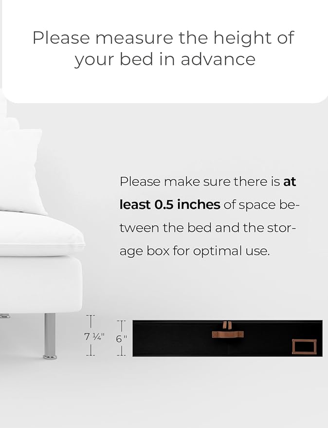 StorageWorks Large Under Bed Storage Containers with Handles and Label Holder, 2 Pack Ultra-thick Fabric Underbed Bins, Closet Organizer for Clothes, Blankets, Sweater-NeatNest