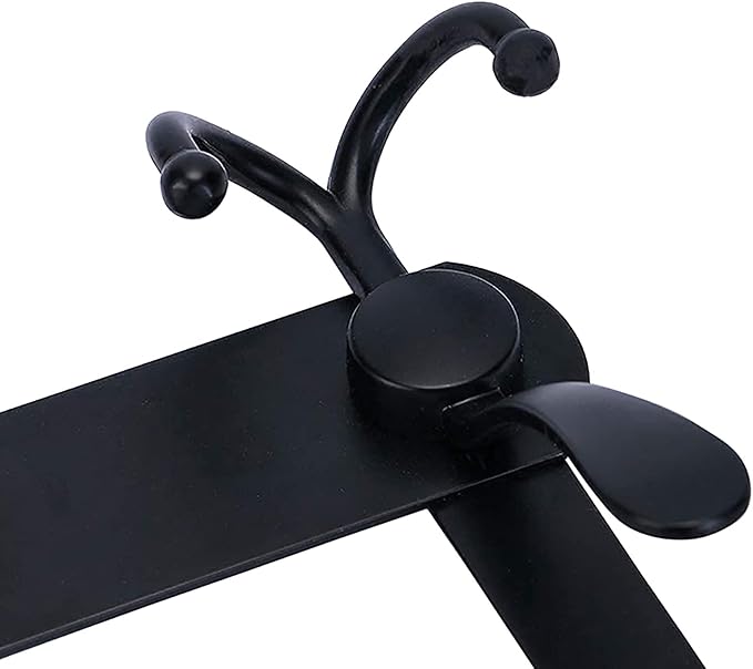 Encozy Over The Door Hooks,Coat Rack for Hanging Clothes Hat Towel (Heavy Duty Black 1pcs) …