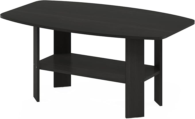 Furinno Simple Design Coffee Table, Espresso-NeatNest