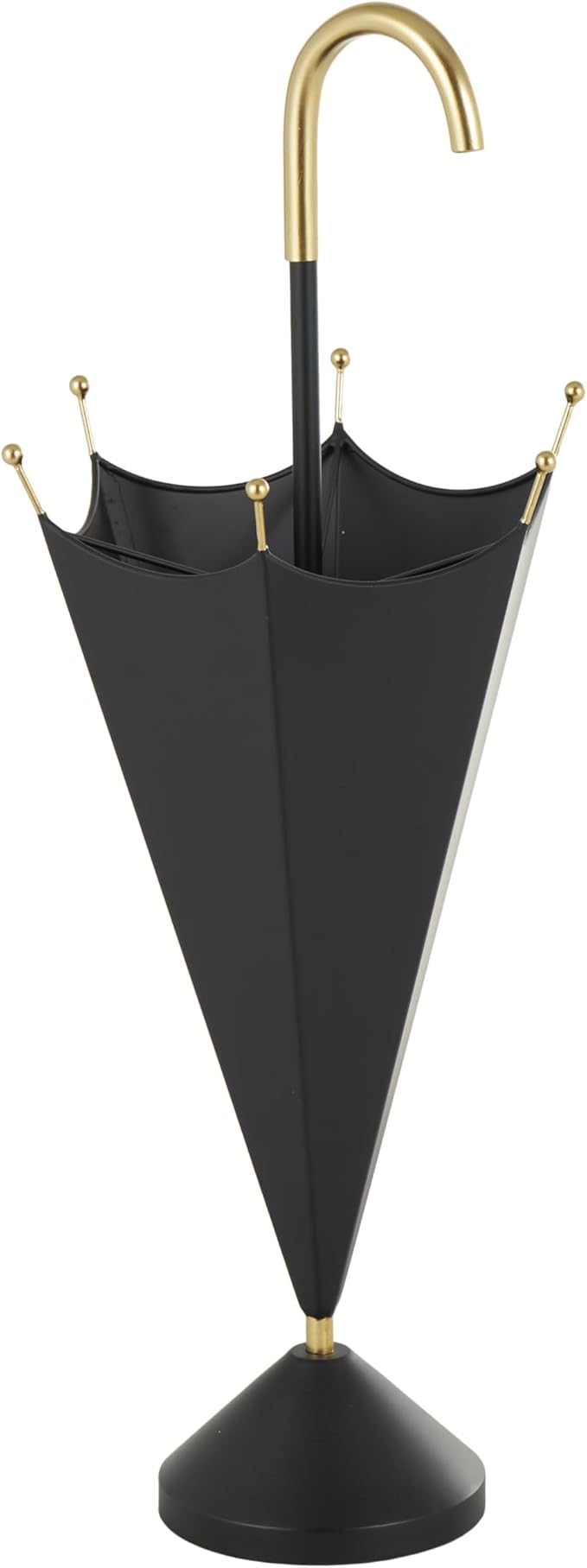 Deco 79 Umbrella Stand, 11" x 10" x 28", Black-NeatNest