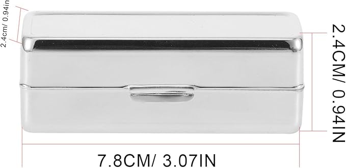 Beaupretty 2pcs Vintage Lipstick Organizer Case with Mirror Portable Makeup Storage for Lip Gloss Essential Oil Roller Elegant Retro Design for Pocket Travel-NeatNest
