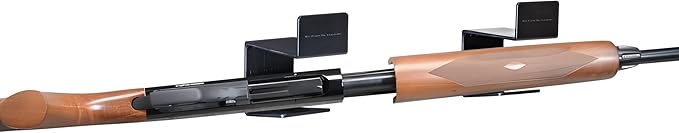 Dual Shelf - Concealed Under Bed Hidden Shelf for Baseball Bat, Shotgun, Rifle, Baton, Gun Or Golf Club - Ideal Concealed Gun Storage for Quick Access Self Defense Items - Sold in Pairs-NeatNest