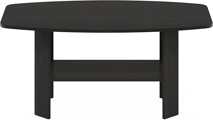Furinno Simple Design Coffee Table, Espresso-NeatNest