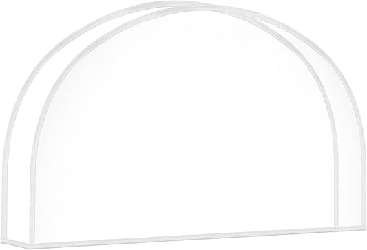 Clear Vinyl Shoulder Covers Closet Suit Protects Storage Home Decor Set of 12, 12"H x 22"W x 2"D-NeatNest