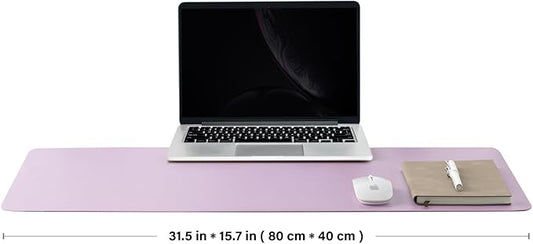 Cork Purple Desk Mat - Dual-Sided Desk Pad for Office and Home - Desk Organization and Accessories - Ideal for Large Mouse Pad and Desk Mats on Top of Desks(31.5"x 15.7")-NeatNest