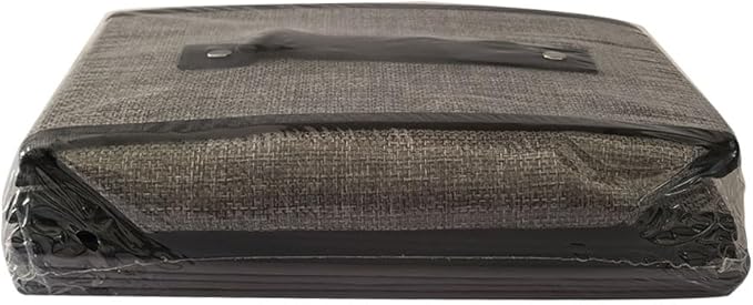 Foldable Clothes Boxes, Closet Bin with Handles, Fabric Storage Baskets for Drawers, Bins for Organizing Shelves, 13 × 9.1 × 5.5 inch, 2 Pack, Gray-NeatNest