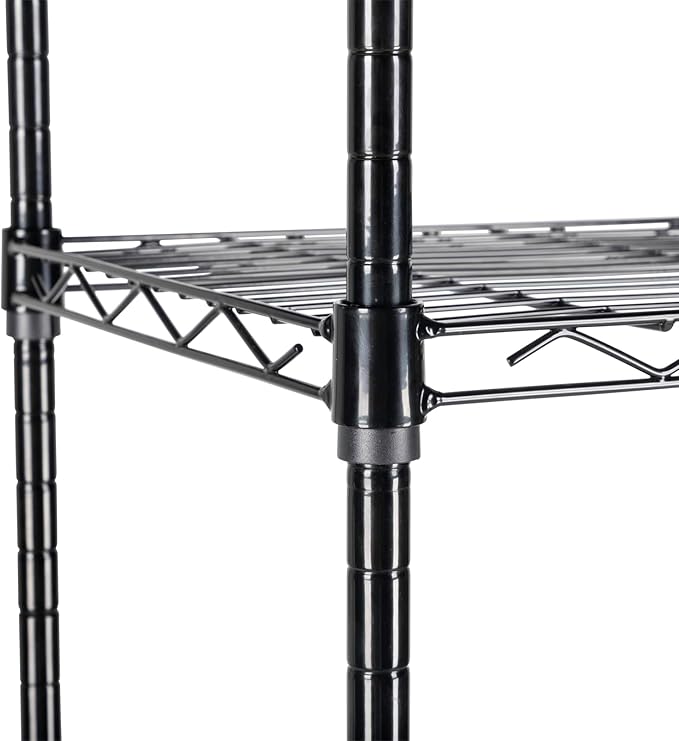 6 Tier Adjustable Storage Shelf Metal Storage Rack Wire Shelving Unit Storage Shelves Metal for Pantry Closet Kitchen Laundry