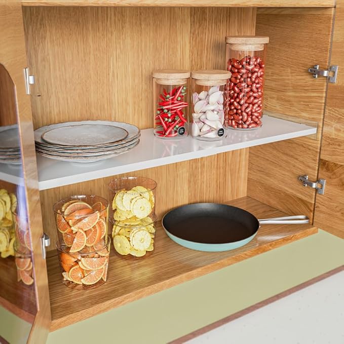 Closet Shelf Organizer, Adjustable Wardrobe Shelves Organizer System, Metal Shelf for Kitchen Cabinet Wardrobe Cupboard 11.8''W-NeatNest