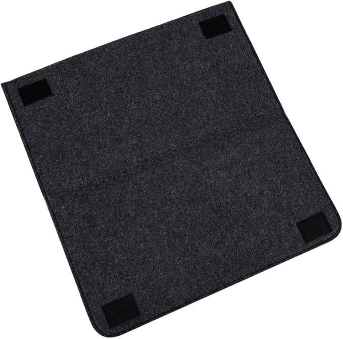 Bedside Caddy, 7 Pockets Large Size Bedside Organizer Caddy for Magazine Remotes Phone (17.3'' x 18.1'', Dark Grey)-NeatNest