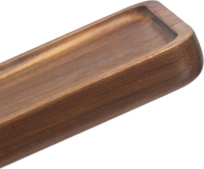 Bathroom Vanity Tray, Bathroom Tray for Counter, Toilet Tank Tray, Wood Bathroom Tray for Organizing and Home Decor (7.9 x 5.1 x 0.8 inch)-NeatNest