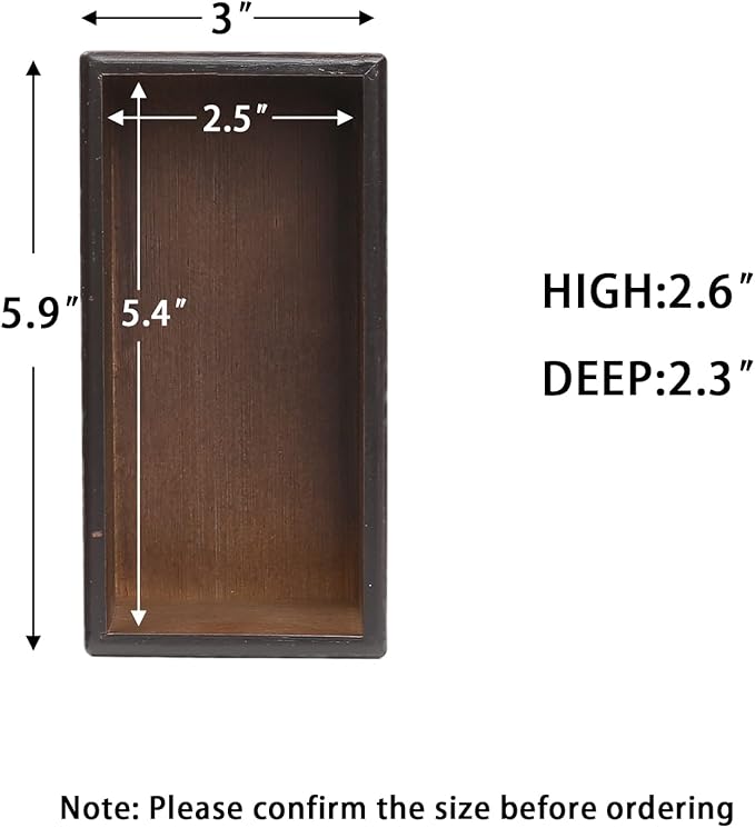 Bamboo Drawer Organizer - Kitchen Utensil Organizer Silverware Tray Cutlery Holder,Office Desk Supplies and Accessories,5.9 * 3 * 2.6,Nut-brown-NeatNest