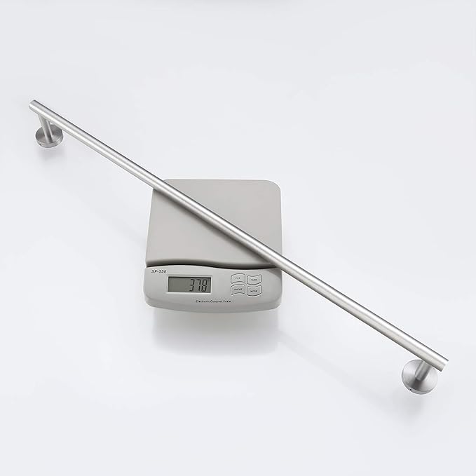 KES 29.5 Inches Towel Bar for Bathroom Shower Hand Towel Holder Hanger SUS304 Stainless Steel RUSTPROOF Wall Mount Brushed Steel, Total Length 31.9 Inch, A2000S80-2