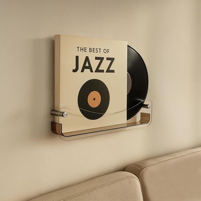 Acrylic Magazine Holder Wall Mount, Magazine Rack Wall Mounted, Brochure Holder Mounted, Magazine Rack for Home and Office