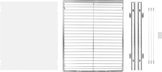 VEVOR 18.5"Wx21"Dx3.5"H Pull Out Cabinet Organizer, Heavy Duty Slide Out Pantry Shelves, Chrome-Plated Steel Roll Out Drawer, Drawer Storage for Home Under Sink, 20"Wx22"Dx7"H Install Size for Cabinet-NeatNest