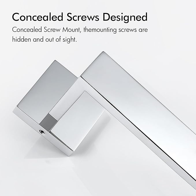 BANOLUX Towel Rack, 12-Inch Single Towel Bars for Bathroom, Towel Racks for Bathroom Wall Mounted SUS304 Stainless Steel Hand Towel Holder Organize Heavy Duty, Polished Chrome Towel Bar