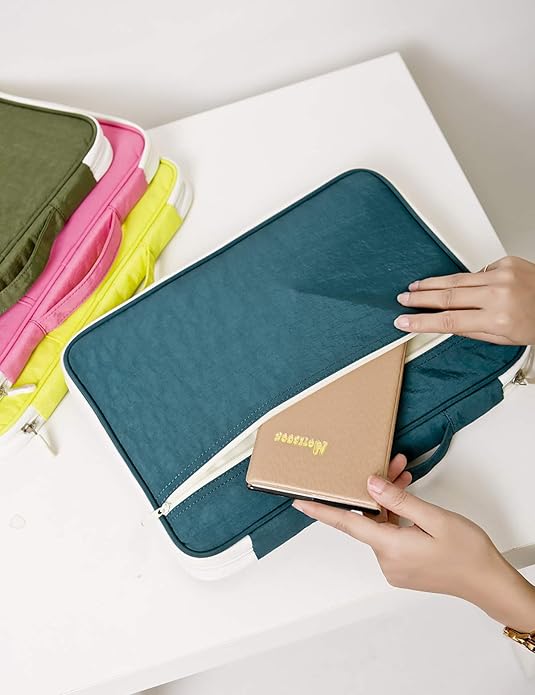 Document A4 Bag Case Waterproof Organizer Portfolio Office Travel Zipper Multi-Function Pouch
