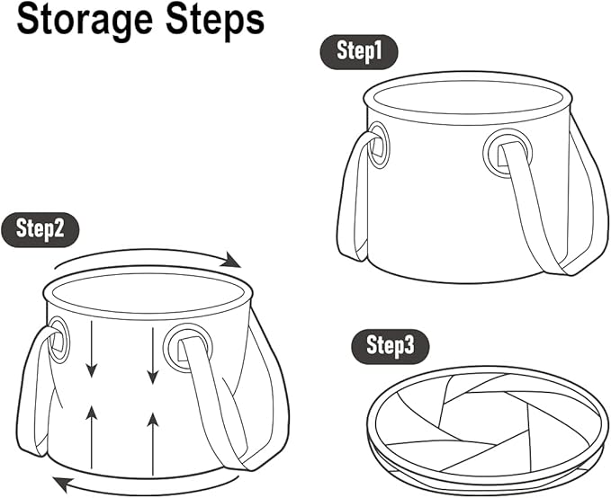 Naturehike Multifunctional Collapsible Water Basin, Folding Tub, Portable Bin, Lightweight Foldable Bucket with Handles for Camping, Dish Washing, Laundry, Fishing, Hiking