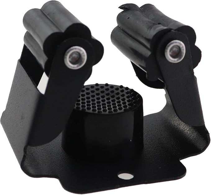 6PCS Broom Holder Wall Mount 50mm Dustpan Gardening Tools Mop Clip Broom Holder Wall Mount for Garage Garden Shed Storage System Laundry Home Kitchen Organizer Black