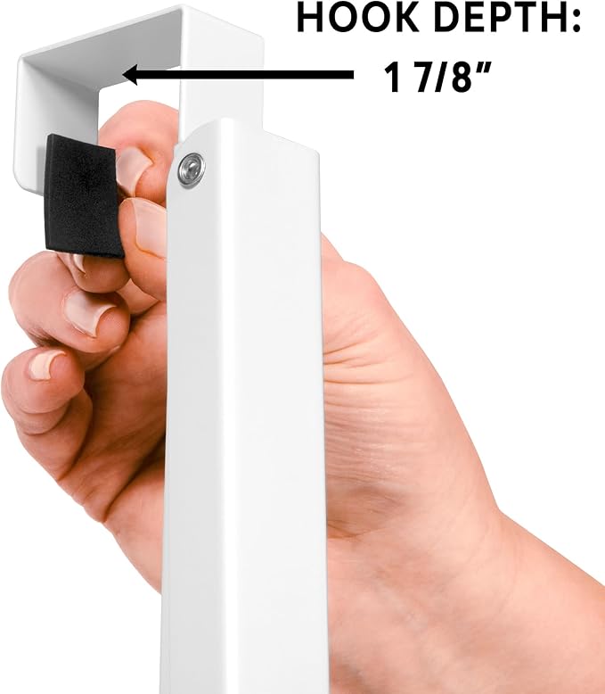HOLDN’ STORAGE Over The Door Hanger Foldable - Over The Door Rack for Hanging Towels, Coats & Clothes - Over The Door Hanger Hooks for Bedroom, Washroom and Office.