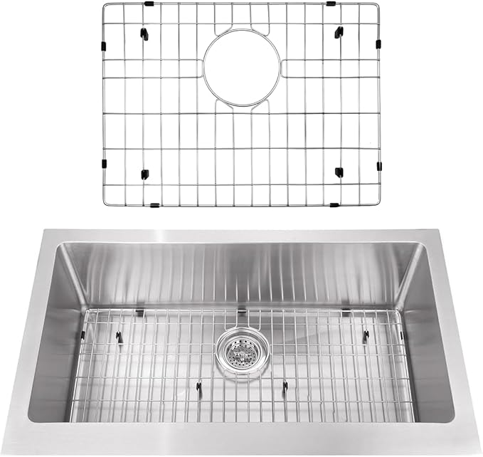 Durable and Versatile Kitchen Sink Grid 19"x14" - Kitchen Sink Grid for Bottom of Sink to Save Space, in Sink Dish Drying Rack