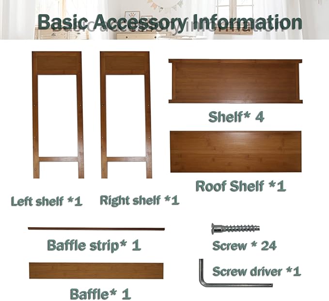latifolia Shoe Rack, 5-Tier Bamboo Shoe Rack Organizer for Entryway Hallway, Beautiful Natural-NeatNest