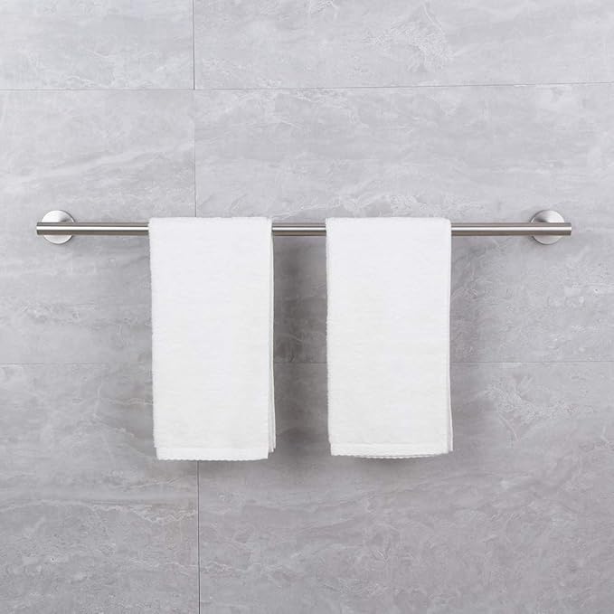 30-Inch Single Towel Bar Towel Holder Bathroom Organizer, Brushed Stainless Steel Wall Mount …
