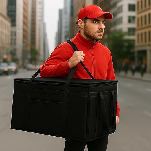 Additional Bottom Plate 2-Pack XXXL Insulated Food Delivery Bag Cooler Bags Keep Food Warm Catering Therma for doordash Catering Cooler Bags Keep Food Warm Catering-NeatNest