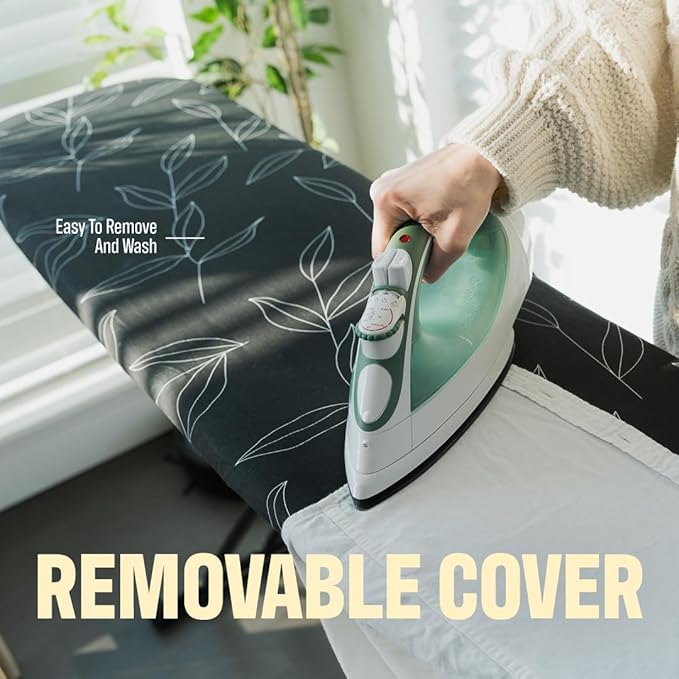 Iron Board - Standard Ironing Board - Full Size Ironing Board - Home Essentials - Sturdy Iron Table - Ironing Board by Brelle