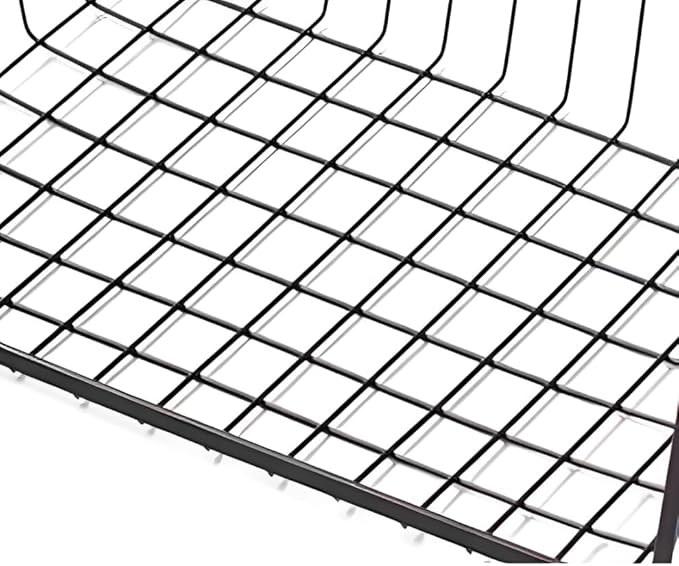 Under Shelf Storage Basket, Pantry Organizers and Storage Laundry Room Organization Under Cabinet Shelf Multipurpose Metal Under Shelf Wire Basket for Kitchen Office Desk (26cm/10in)-NeatNest