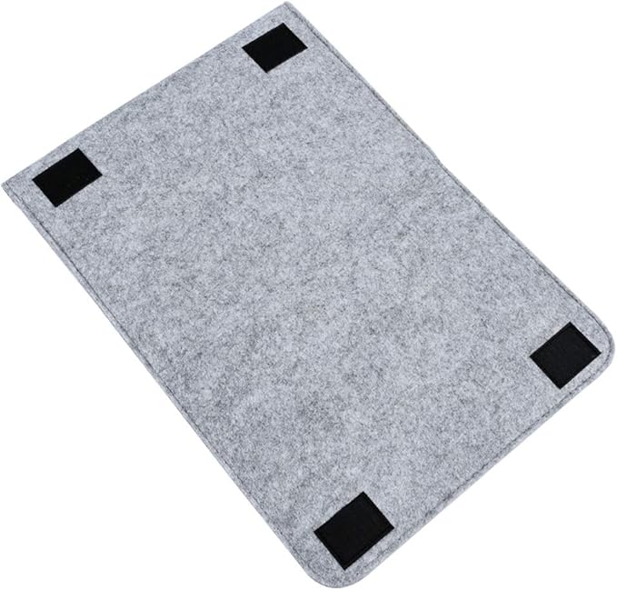 Bedside Caddy, 6 Pockets Large Size Bedside Storage Organizer Bedside Organizer Caddy for Magazine Remotes Phone (13.4'' x 18.1'', Light Grey)-NeatNest
