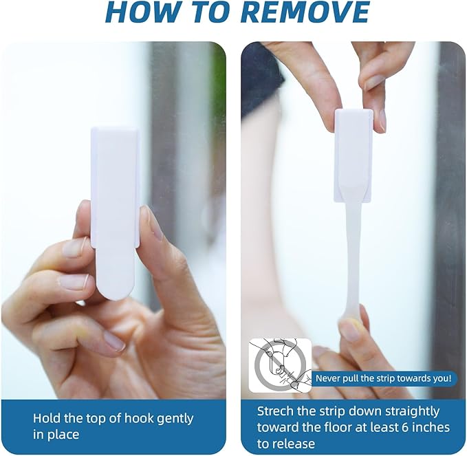 Damage Free Hanging Hook, 20 Hooks with 20 Adhesive Strips, 1 Hook Holds 2 lb,Removable Wall Hook for Hanging Key, Towel, Utility Hooks for Office Kitchen Bathroom Organization,Party Decoration-NeatNest