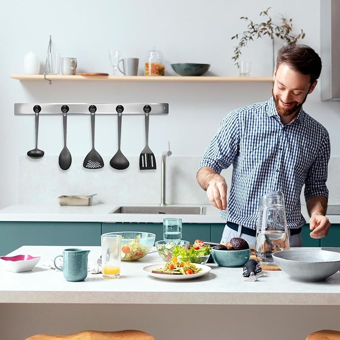 Neosmuk Magnetic Hooks, Cruise Ship Essentials, 40lb+ Heavy Duty Magnetic Hooks for Cruise Cabins, Refrigerator, Grill, Hanging, and Travel | Extra Strong Must-Haves Magnet Hook,Black,Pack of 20-NeatNest