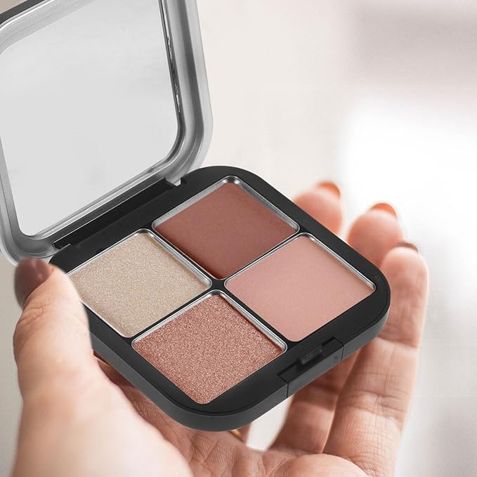 Beaupretty Empty Lipstick Palette Magnetic Eyeshadow Palette Makeup Foundation Blush Container with Mirror for Women Girls Black-NeatNest
