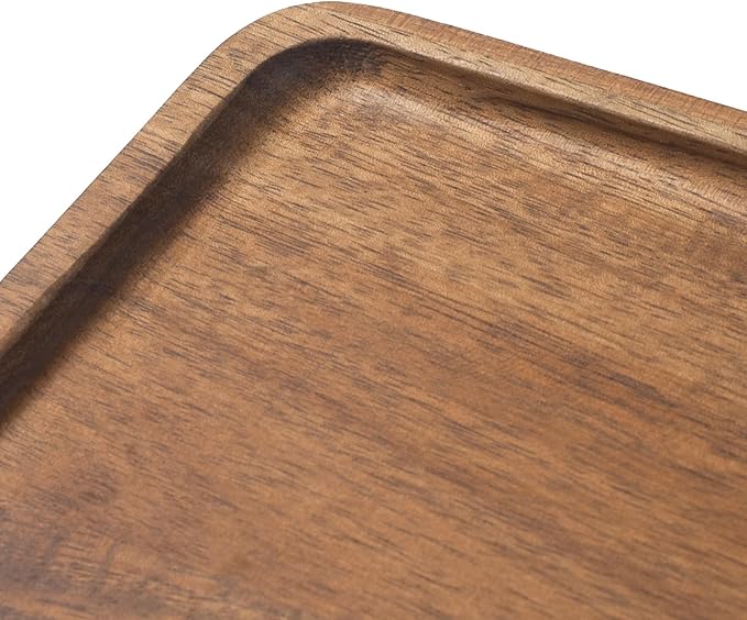 Bathroom Vanity Tray, Bathroom Tray for Counter, Toilet Tank Tray, Wood Bathroom Tray for Organizing and Home Decor (7.9 x 5.1 x 0.8 inch)-NeatNest