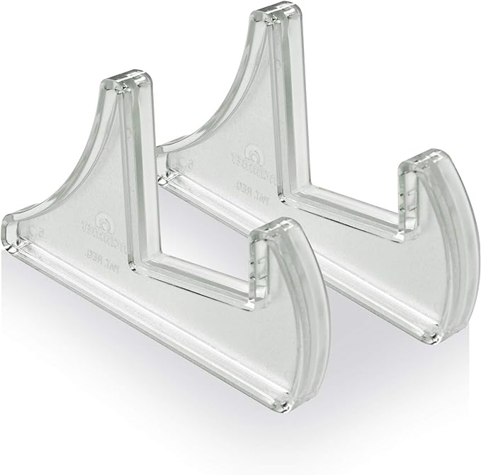 Acrimet Pocket File Holder Horizontal Design Brochure Display (for Wall Mount or Countertop Use) (Removable Supports Included) (Letter Size) (Clear Crystal Color)