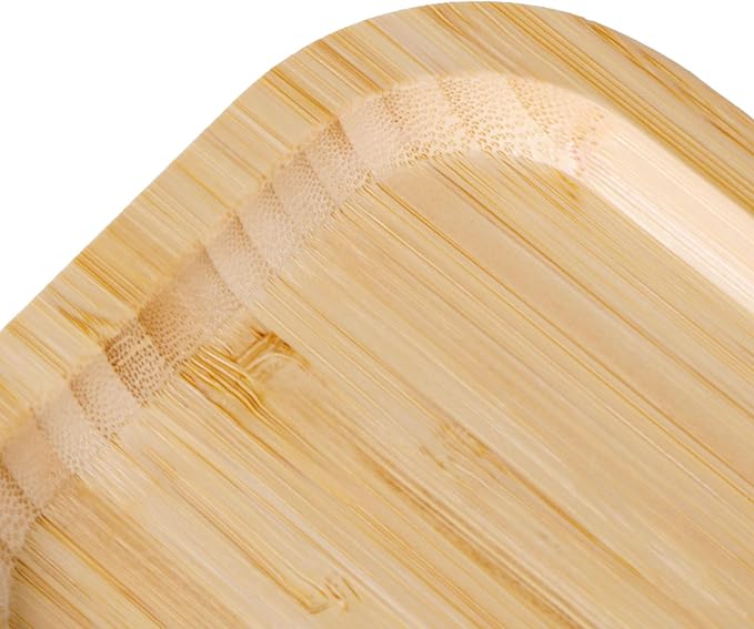Bamboo Vanity Tray, Bathroom Counter Tray, Toilet Paper Basket Storage for Toilet Tank, Bathroom, Kitchen Counter 7.8 x 5.1 x 0.8 inch-NeatNest